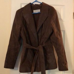 Leather Coat Size XL